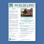 Couverture de la lettre Au Fil de l'Eau de février 2026, spéciale Assemblée Générale